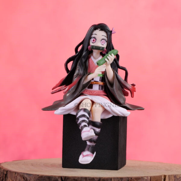 Demon Slayer Nezuko Kamado Perching Action Figure | 13.5 Cms |