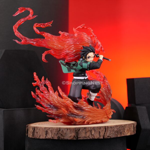 Demon slayer Tanjiro Kamado Fire Breathing Attack Hinokami Kagura Action Figure