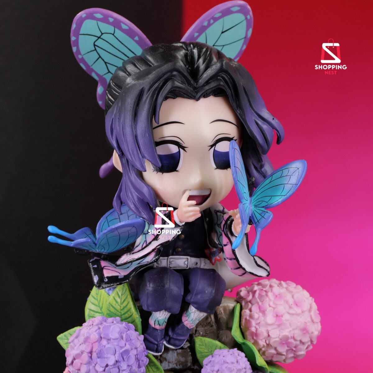 Demon Slayer | Shinobu Kochou Cute Mini Action Figure | 16 Cms |