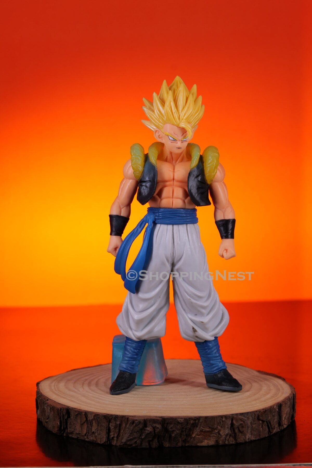 Dragon Ball Z Gogeta Super Saiyan Yellow Hair Action Figure |32 Cm |