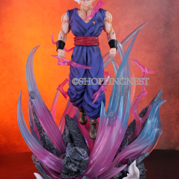 Dragon Ball Z | Ulimate Gohan Anime Action Figure | 3 Heads And Lights |43 Cms |