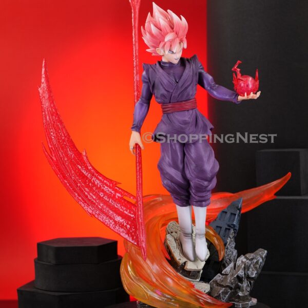 Drgon Ball Z Black goku Zamasu Action Figure without Light | 35 CMS |