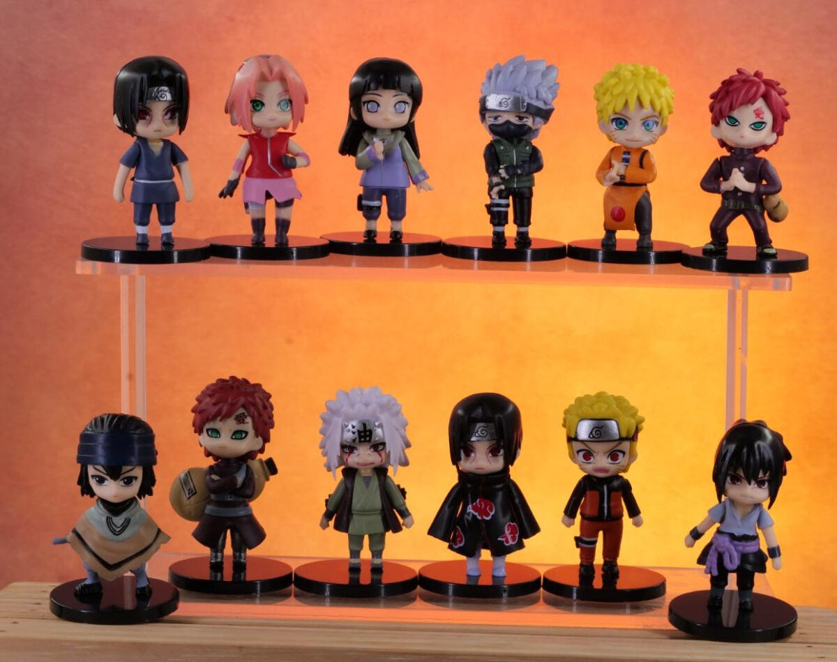Naruto Anime Figures Set Of 12 Set A | 7- 8 Cm |