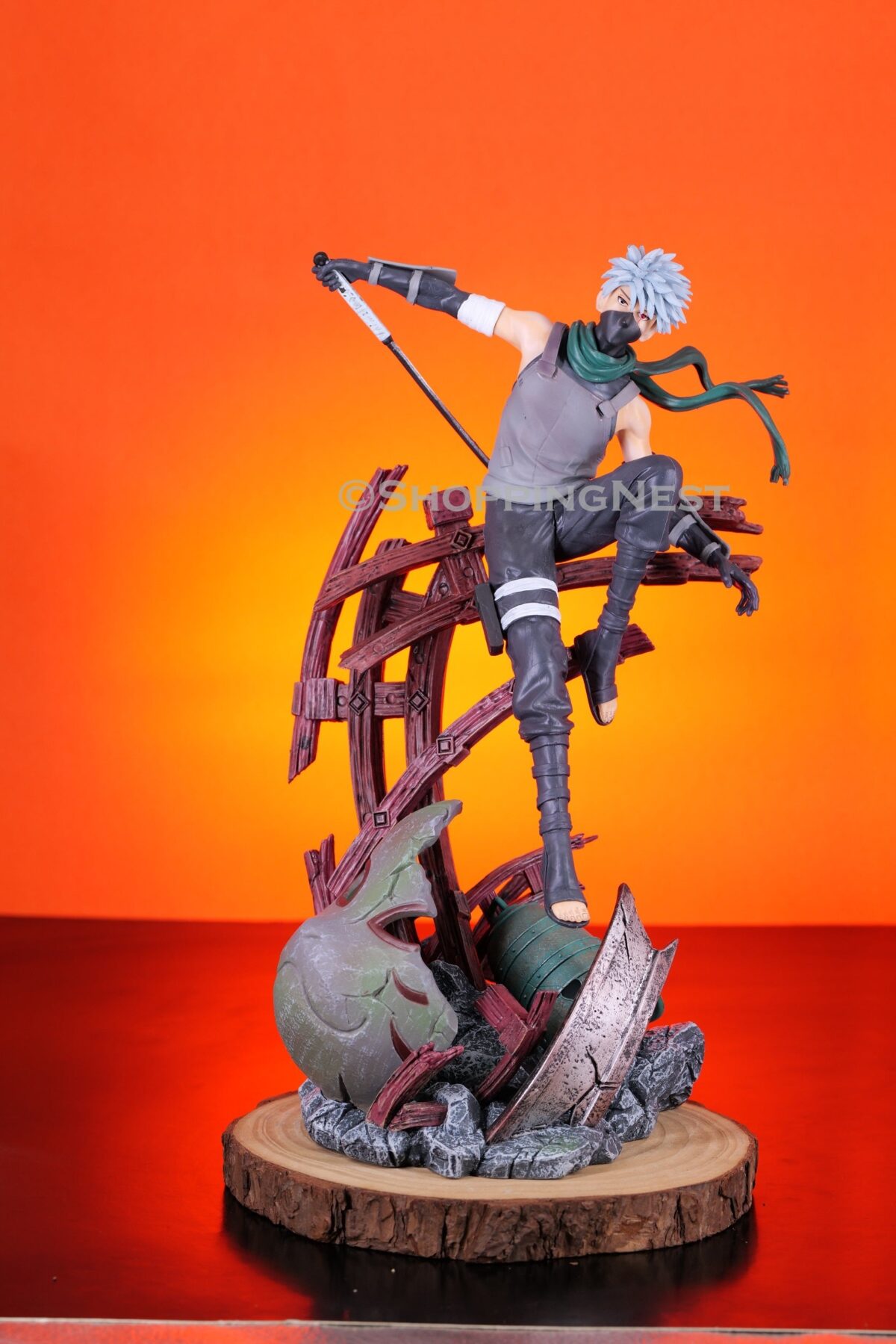Naruto Hatake Kakashi Anbu Black Ops Action Figure | 33 Cms |